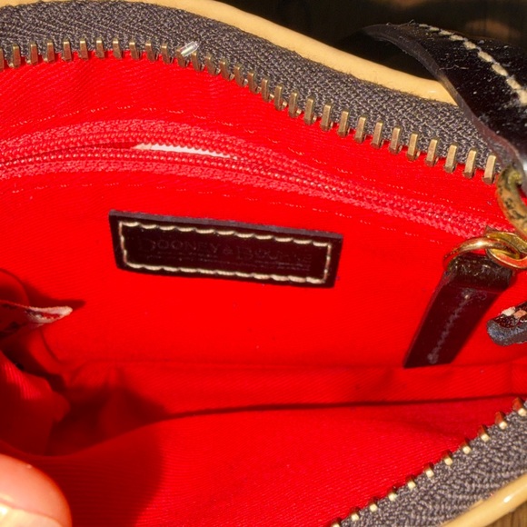 Dooney & Bourke Cream Leather Shoulder Bag mini - Picture 8 of 8